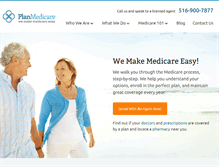 Tablet Screenshot of planmedicare.com